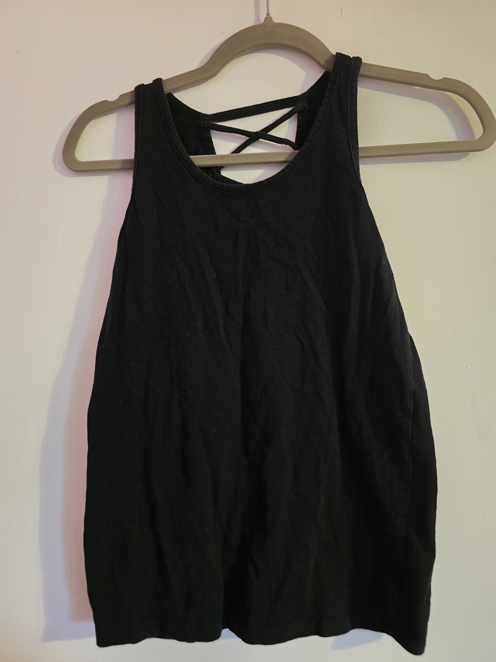 Old Navy Black Crisscross-Back Tank
